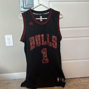 Camo bulls jersey